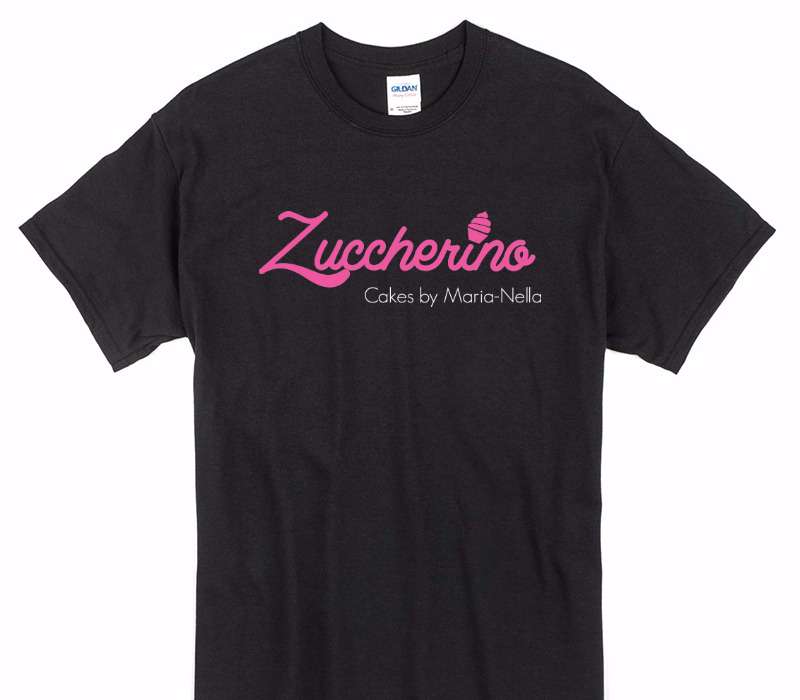 Custom Gildan 100% Cotton Black T-Shirt