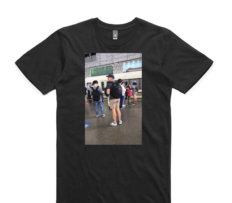 Custom AS Colour 100% Cotton Black T-Shirt