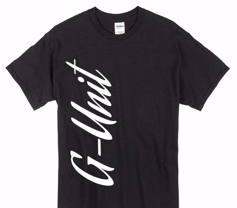 Custom Gildan 100% Cotton Black T-Shirt