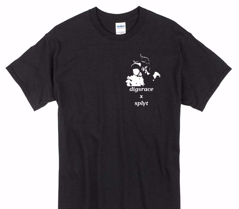 Custom Gildan 100% Cotton Black T-Shirt