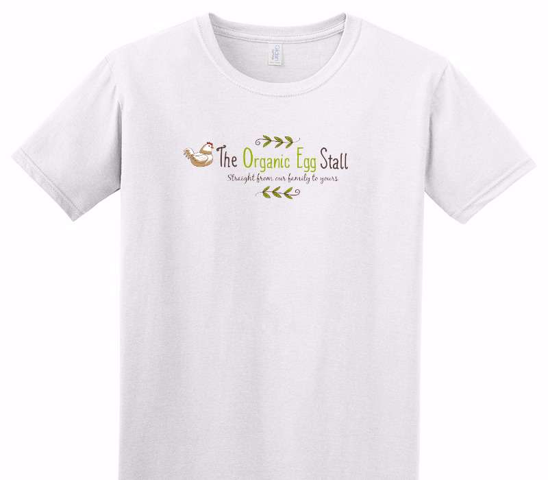 Custom Adult Soft Style 100% Cotton White T-Shirt