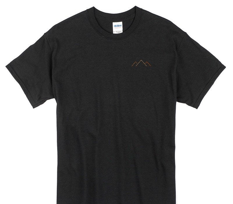 Custom Gildan 100% Cotton Black T-Shirt