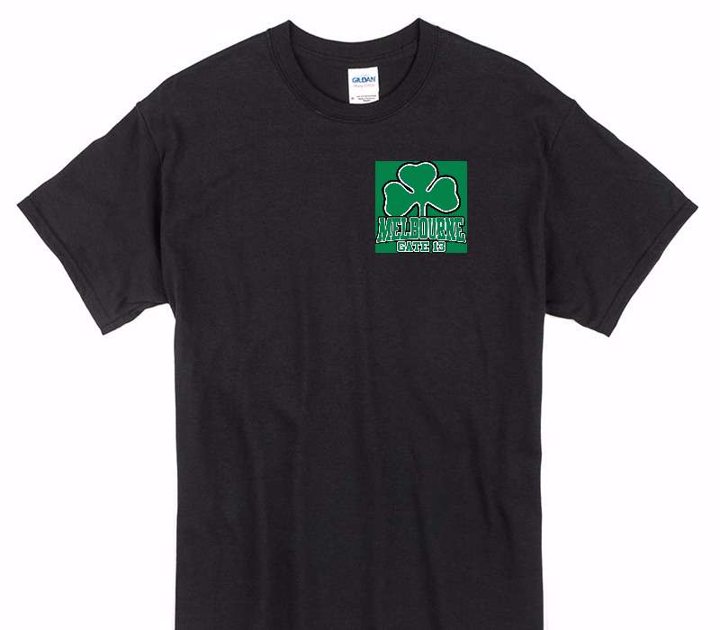 Custom Gildan 100% Cotton Black T-Shirt