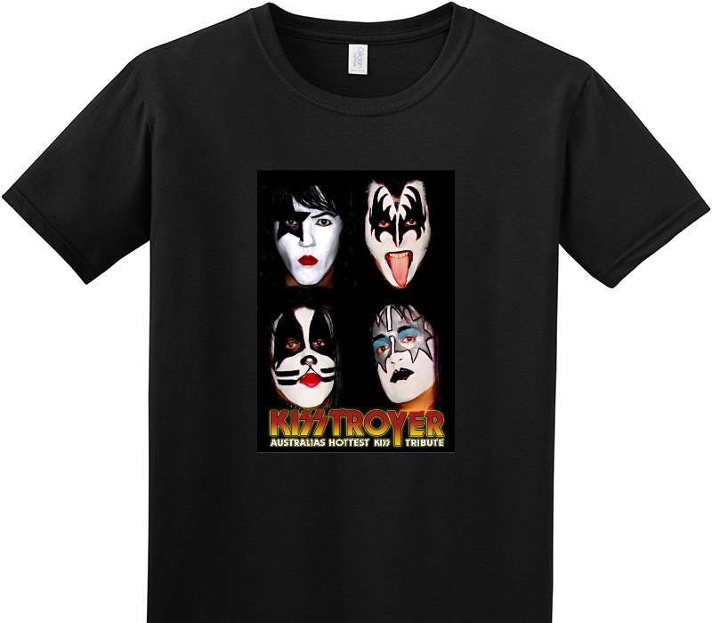 Custom Adult Soft Style 100% Cotton Black T-Shirt