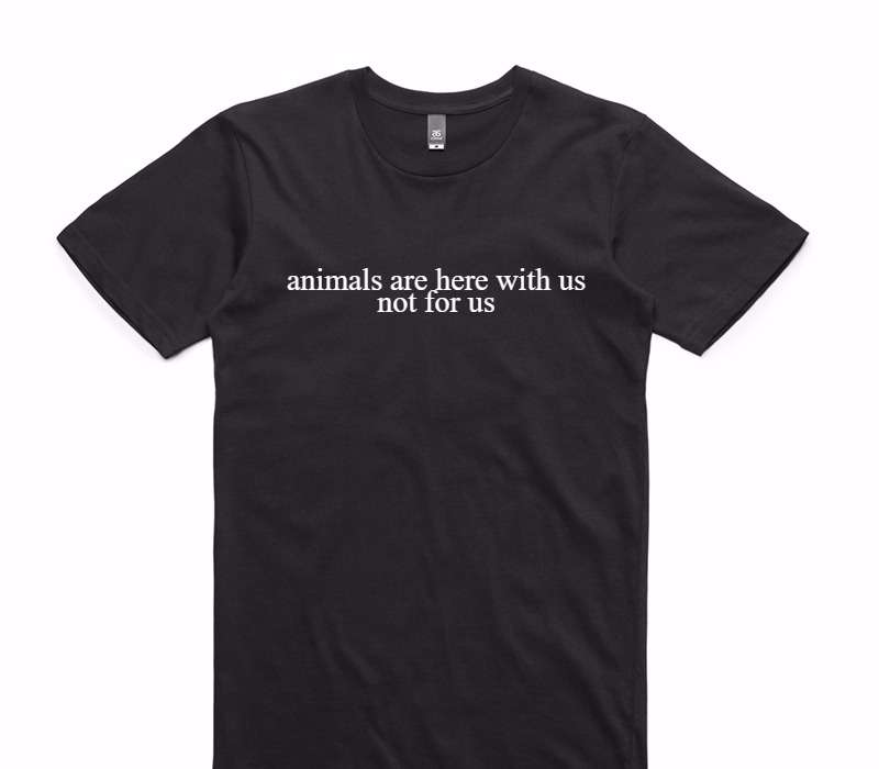 Custom AS Colour 100% Cotton Black T-Shirt