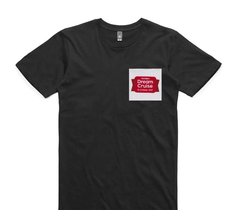 Custom AS Colour 100% Cotton Black T-Shirt