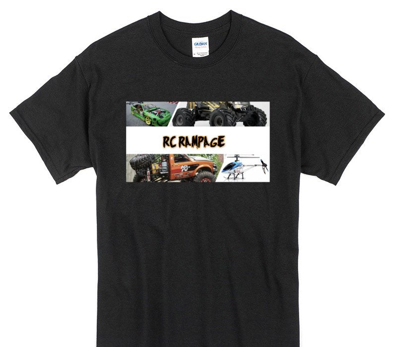 Custom Gildan 100% Cotton Black T-Shirt