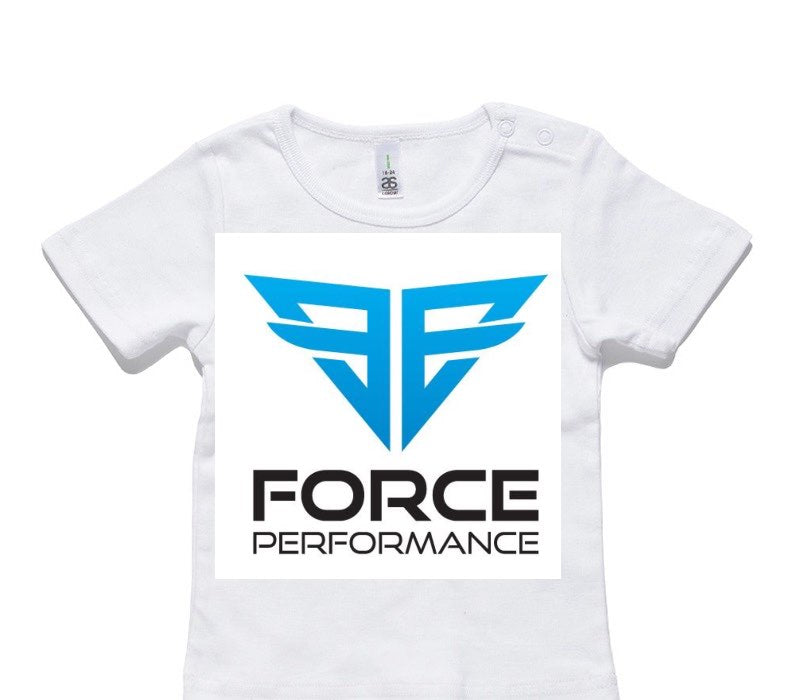 Custom AS Colour White Baby T-Shirt