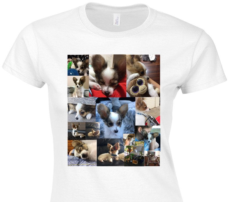 Custom Womens Soft Style 100% Cotton White T-Shirt