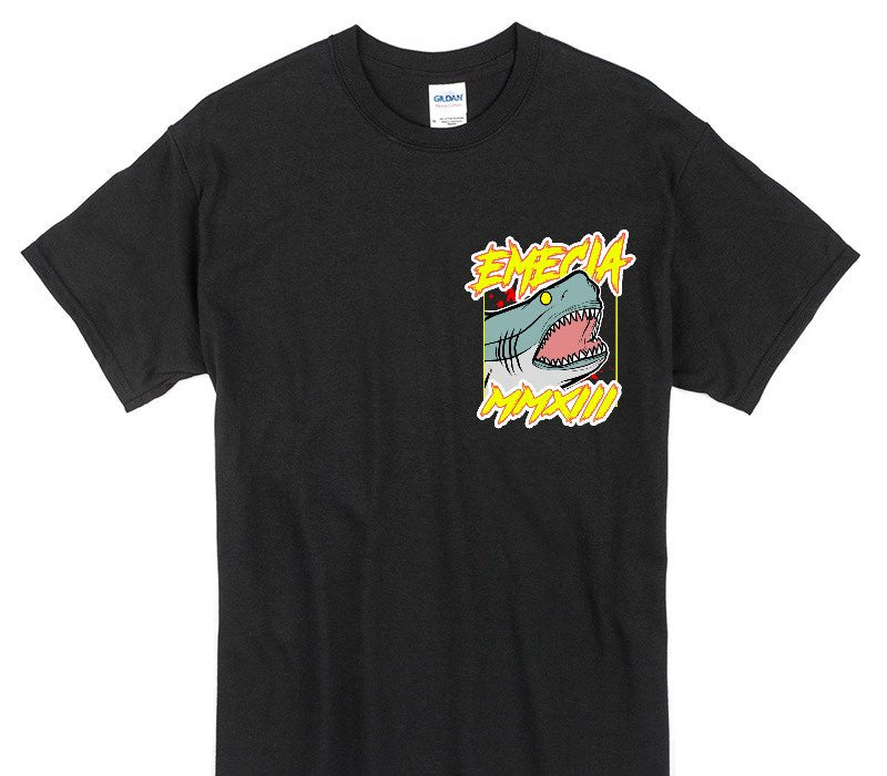 Custom Gildan 100% Cotton Black T-Shirt