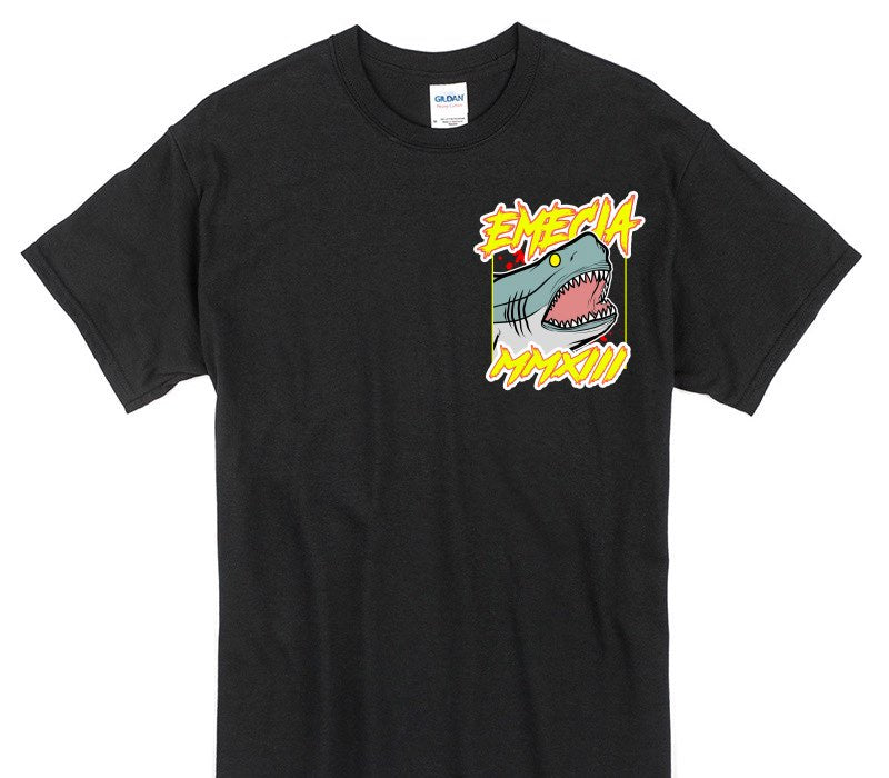 Custom Gildan 100% Cotton Black T-Shirt