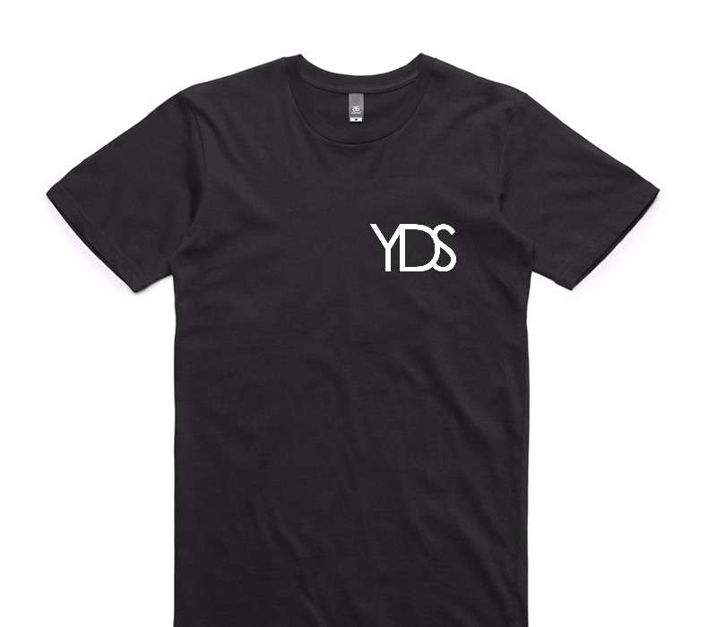 Custom AS Colour 100% Cotton Black T-Shirt