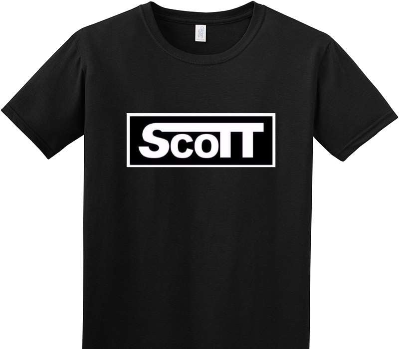Custom Adult Soft Style 100% Cotton Black T-Shirt
