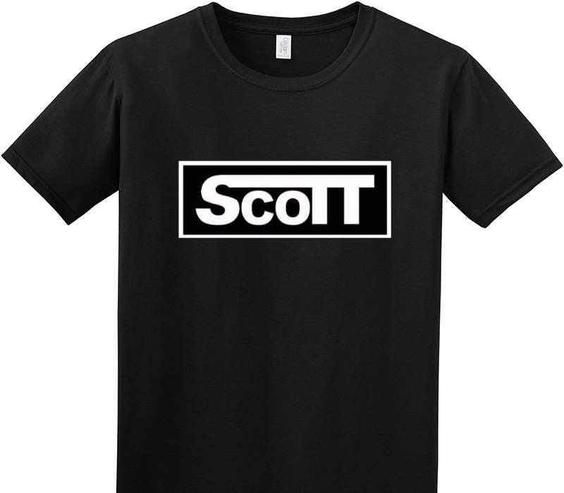 Custom Adult Soft Style 100% Cotton Black T-Shirt