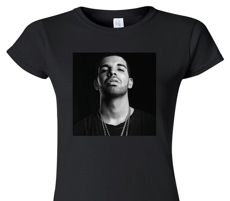 Custom Womens Soft Style 100% Cotton Black T-Shirt