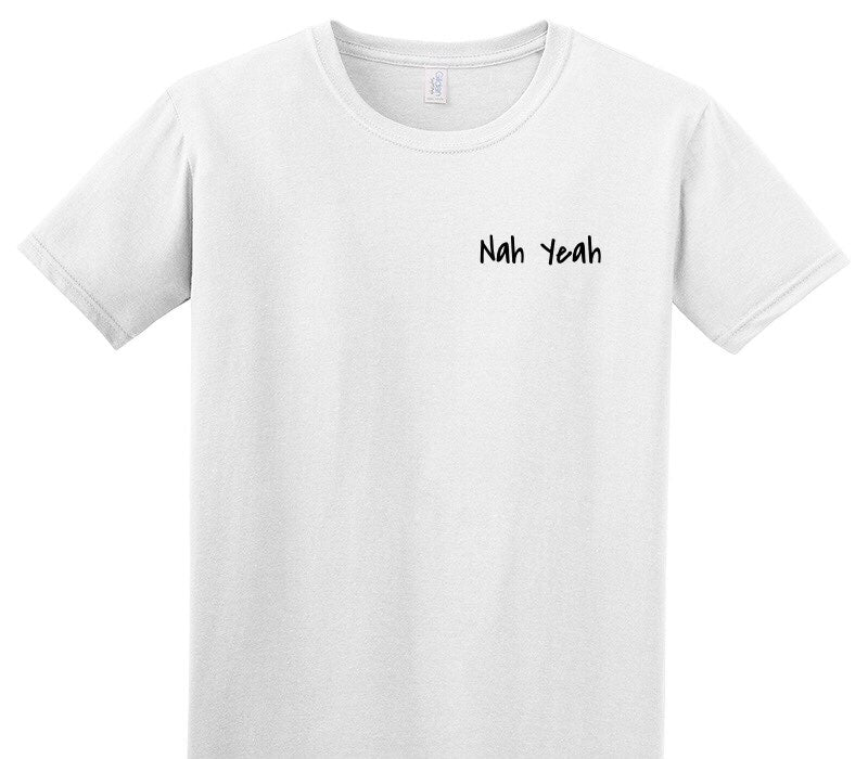 Custom Adult Soft Style 100% Cotton White T-Shirt