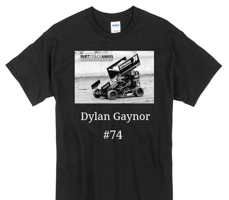 Custom Gildan 100% Cotton Black T-Shirt