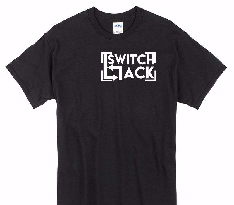 Custom Gildan 100% Cotton Black T-Shirt