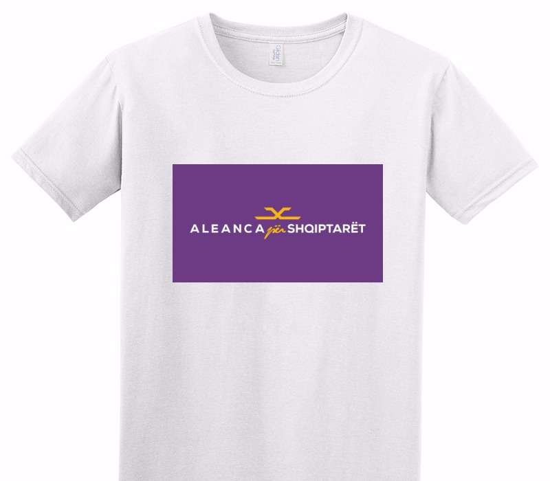 Custom Adult Soft Style 100% Cotton White T-Shirt