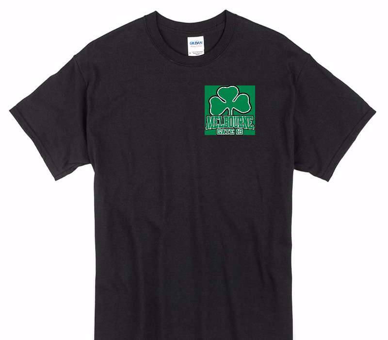 Custom Gildan 100% Cotton Black T-Shirt