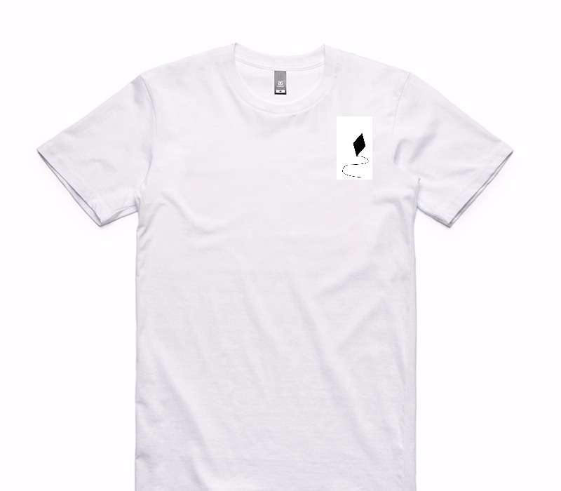 Custom AS Colour 100% Cotton White T-Shirt