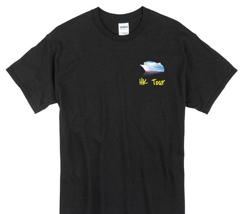 Custom Gildan 100% Cotton Black T-Shirt
