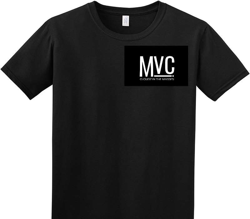 Custom Adult Soft Style 100% Cotton Black T-Shirt