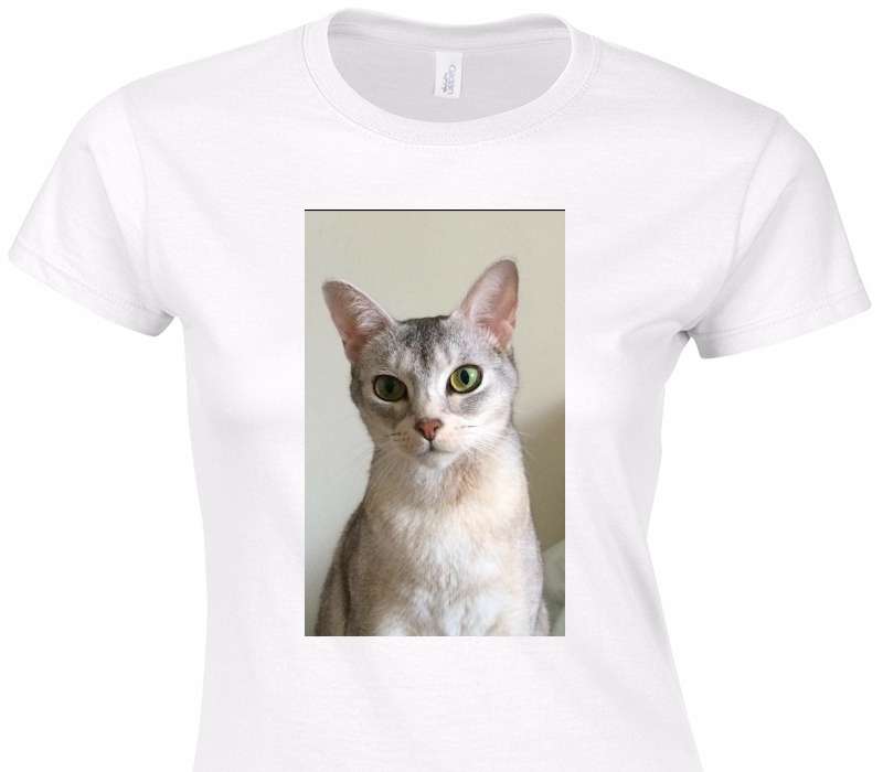 Custom Womens Soft Style 100% Cotton White T-Shirt