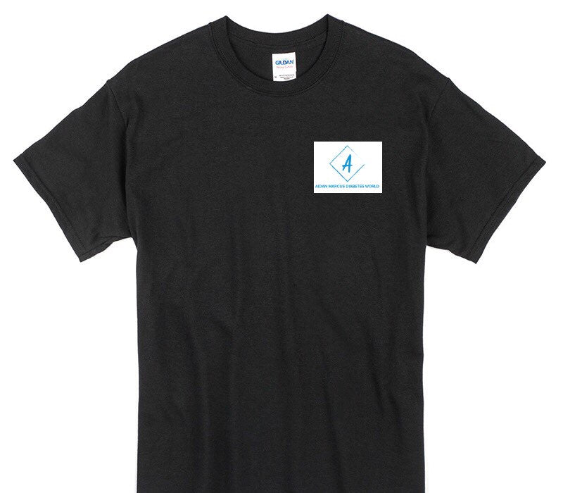 Custom Gildan 100% Cotton Black T-Shirt