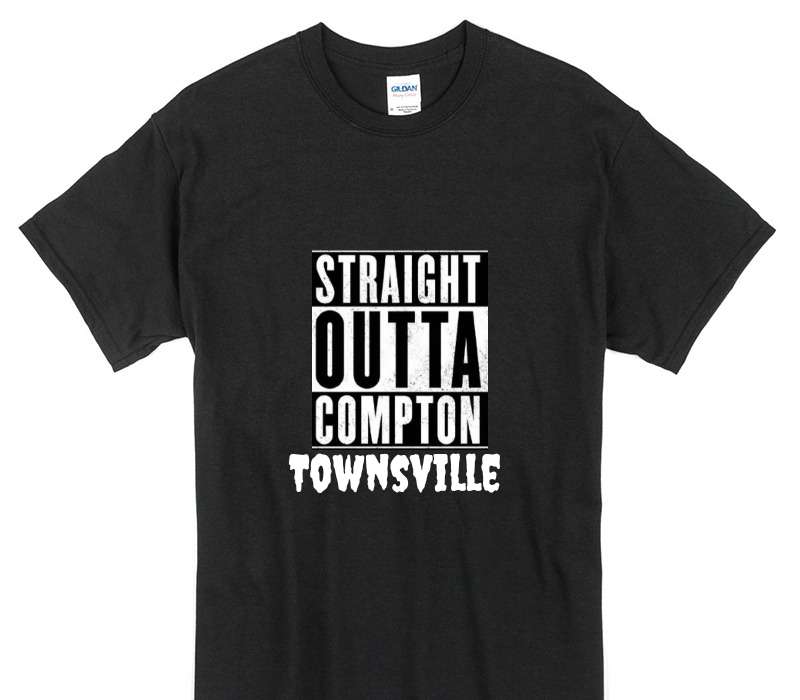 Custom Gildan 100% Cotton Black T-Shirt