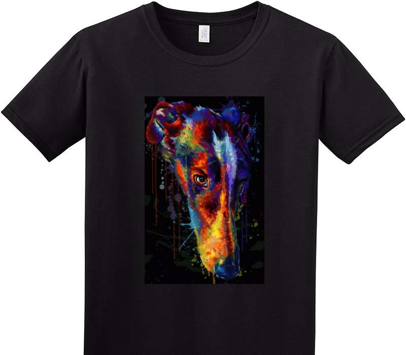Custom Adult Soft Style 100% Cotton Black T-Shirt