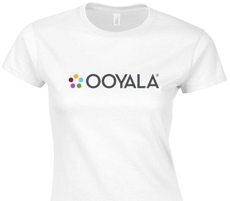 Custom Womens Soft Style 100% Cotton White T-Shirt