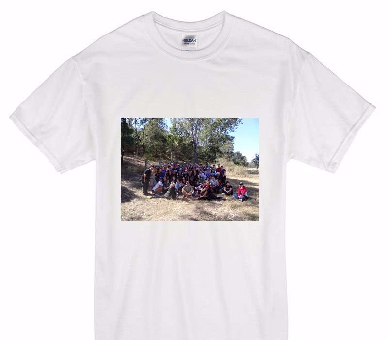 Custom Gildan 100% Cotton White T-Shirt