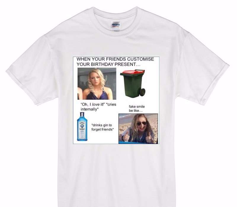 Custom Gildan 100% Cotton White T-Shirt