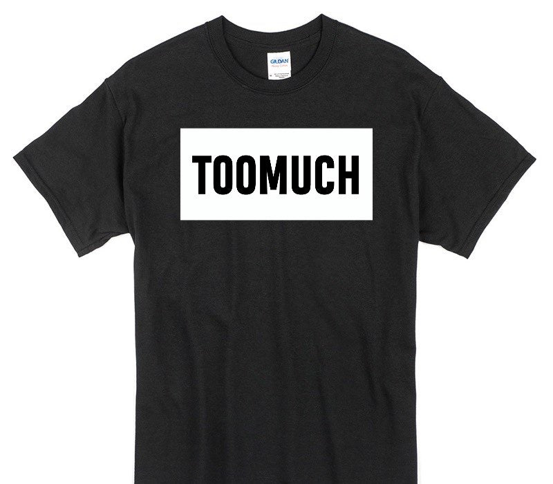 Custom Gildan 100% Cotton Black T-Shirt