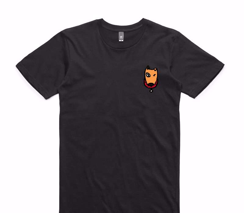 Custom AS Colour 100% Cotton Black T-Shirt
