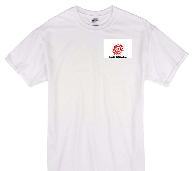 Custom Gildan 100% Cotton White T-Shirt