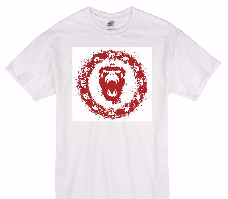 Custom Gildan 100% Cotton White T-Shirt