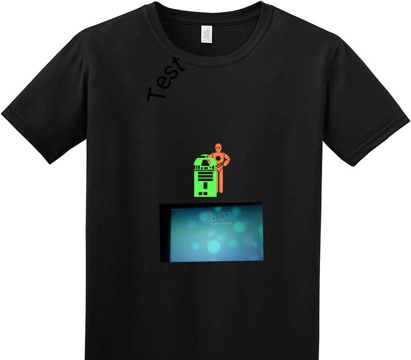 Custom Adult Soft Style 100% Cotton Black T-Shirt