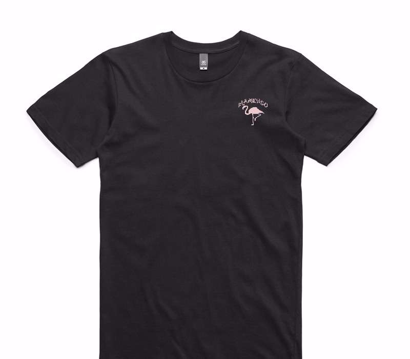 Custom AS Colour 100% Cotton Black T-Shirt