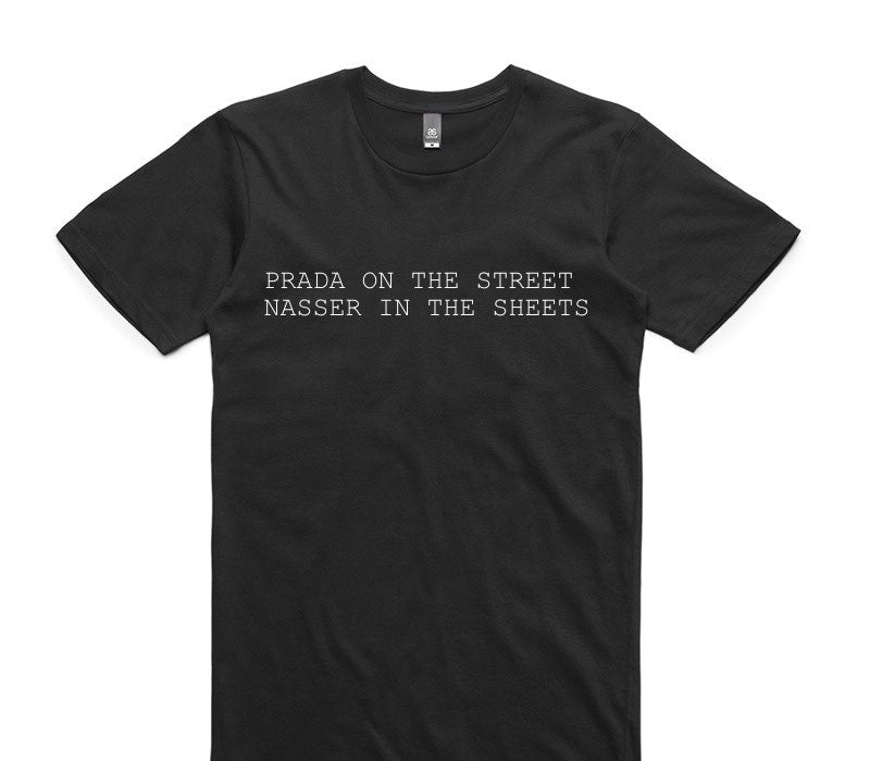 Custom AS Colour 100% Cotton Black T-Shirt