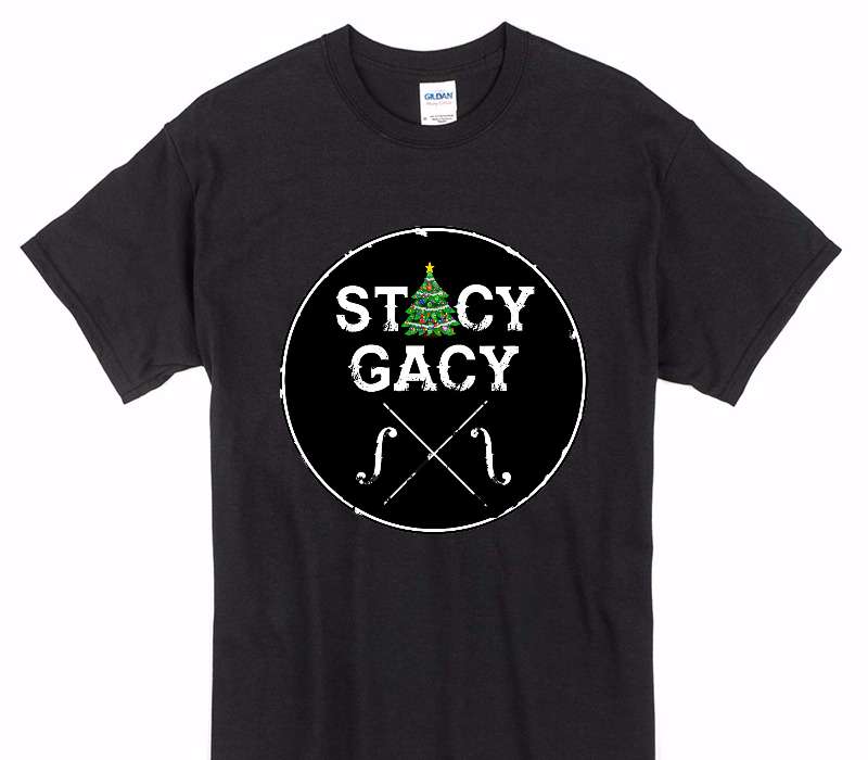 Custom Gildan 100% Cotton Black T-Shirt