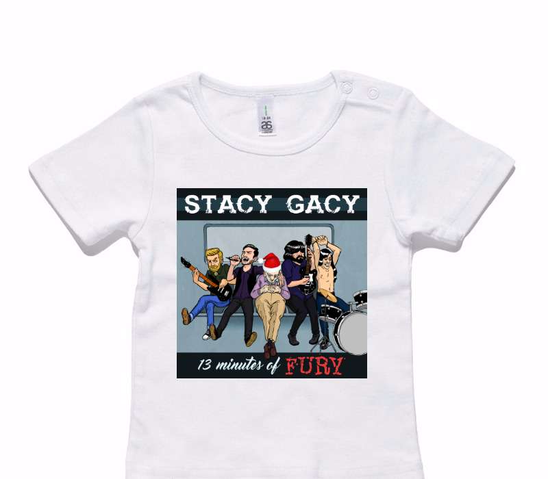 Custom AS Colour White Baby T-Shirt