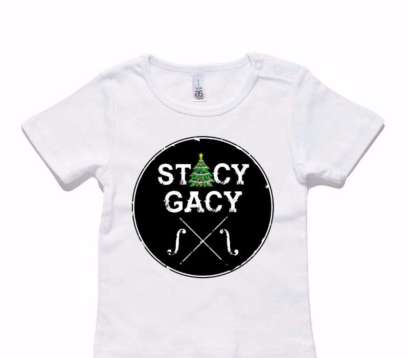 Custom AS Colour White Baby T-Shirt