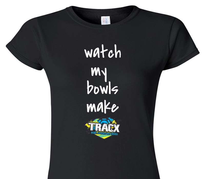 Custom Womens Soft Style 100% Cotton Black T-Shirt