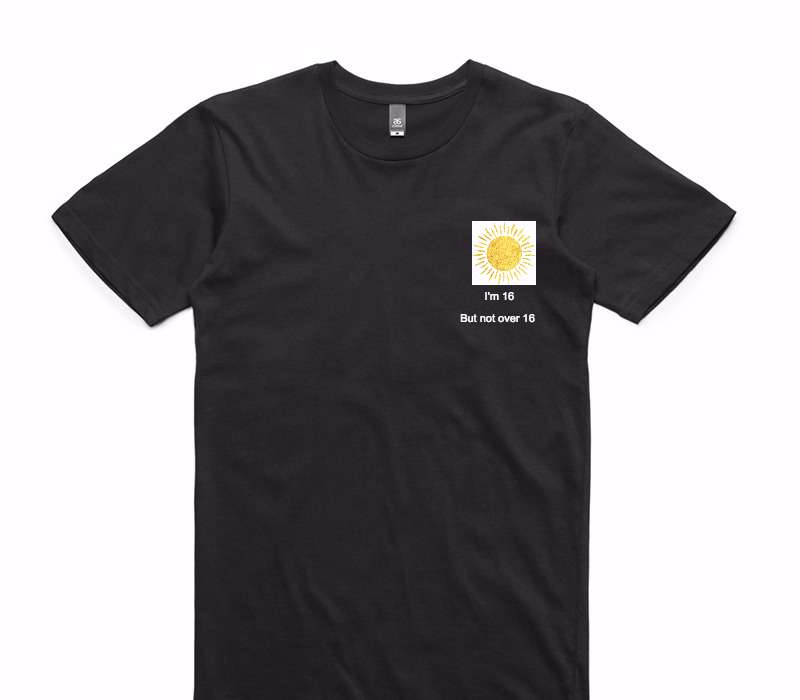 Custom AS Colour 100% Cotton Black T-Shirt