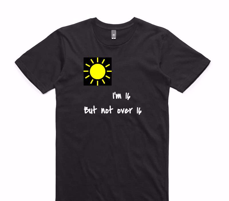 Custom AS Colour 100% Cotton Black T-Shirt