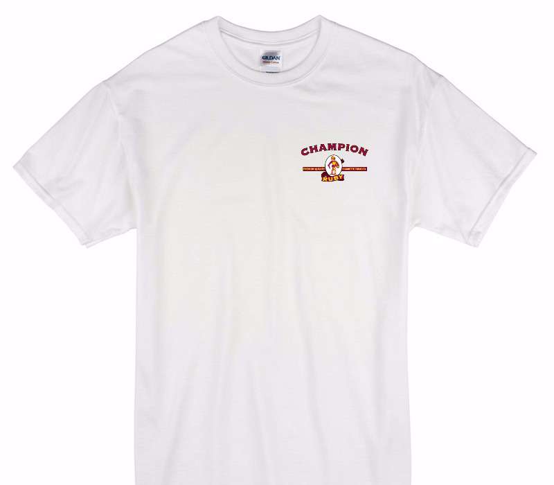 Custom Gildan 100% Cotton White T-Shirt