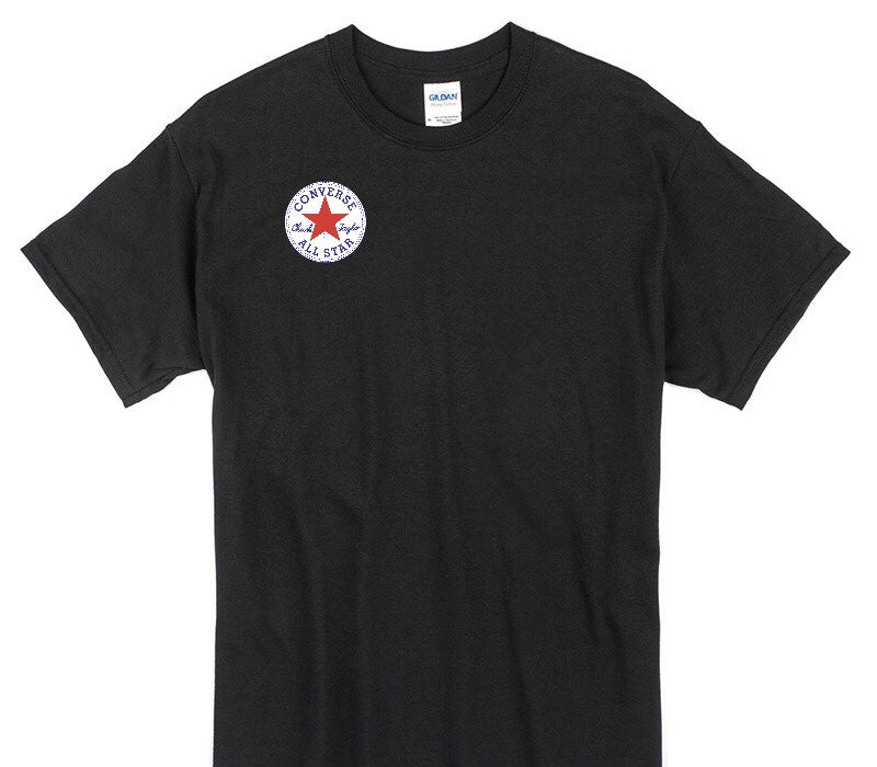 Custom Gildan 100% Cotton Black T-Shirt