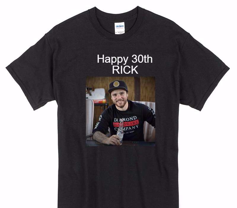 Custom Gildan 100% Cotton Black T-Shirt